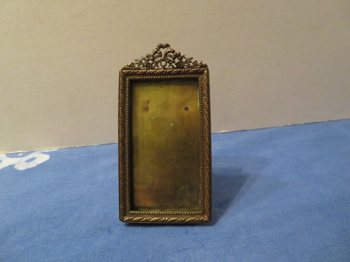 Ancien cadre photo bronze - cadre, en