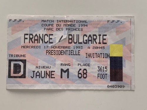 Rare ticket billet - france,