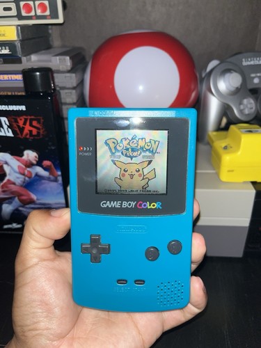 Nintendo game boy color - color, teal