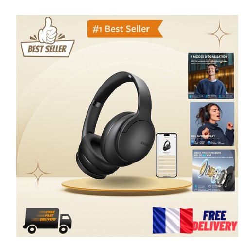 Casque bluetooth hifi doqaus - casque,