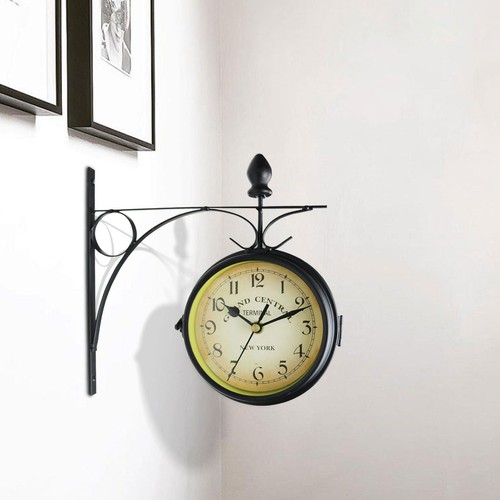 Horloge gare double face - gare, à