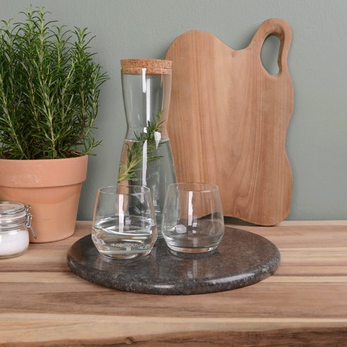 Set table rond marbre - rond,
