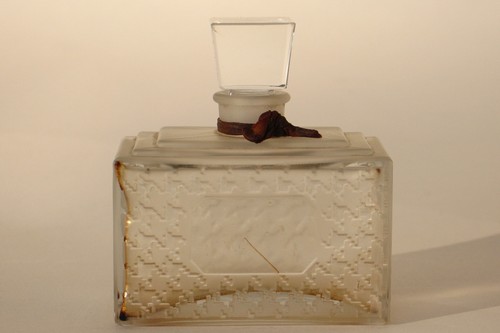 Flacon parfum ancien motif - flacon,