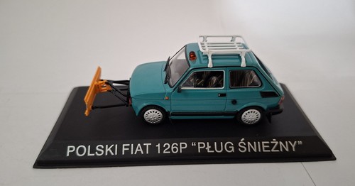 Fiat 126 vert polski - polski, chasse