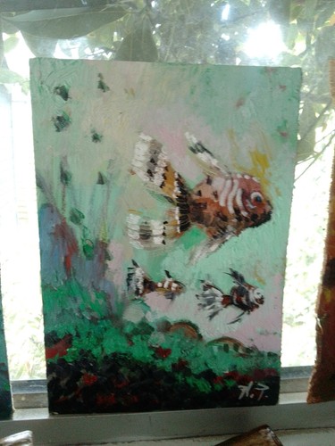 Tableau peinture huile format - tableau,