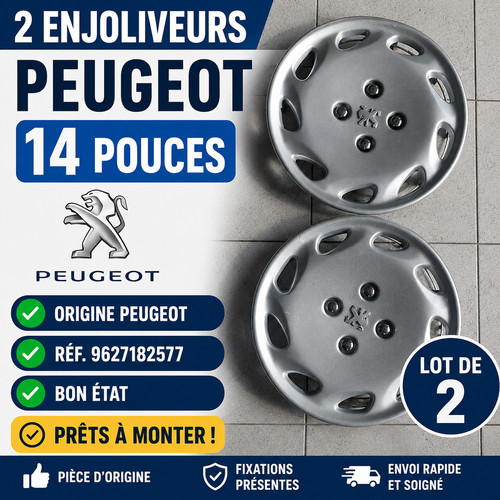 Lot enjoliveurs peugeot - 2,