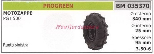 Roue gauche progreen - roue,
