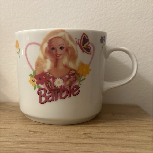 Barbie mug porcelaine blanc - mug,