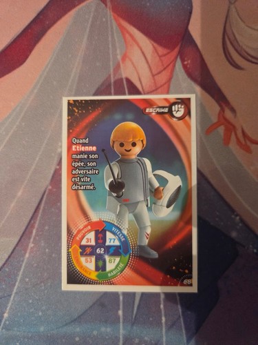 Playmobil carte escrime - playmobil,