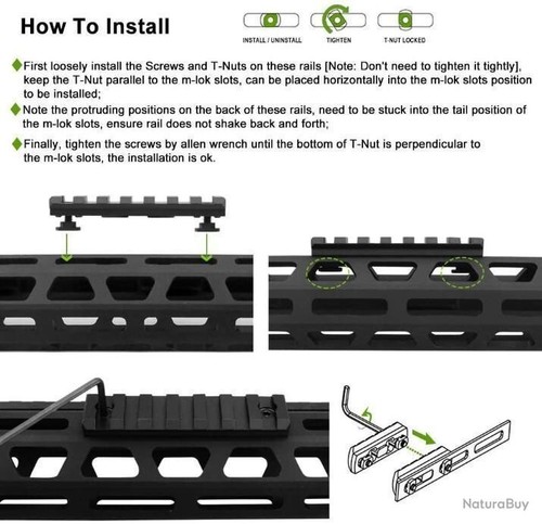 Rail picatinny pour garde - pour,