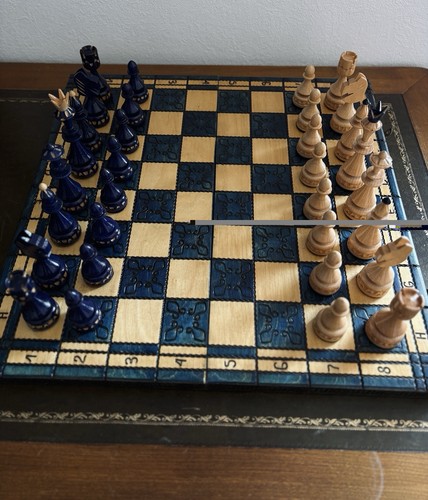 échiquier bois fait main - bois,