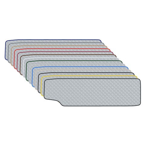 Gris cuir artificiel tapis - gris,