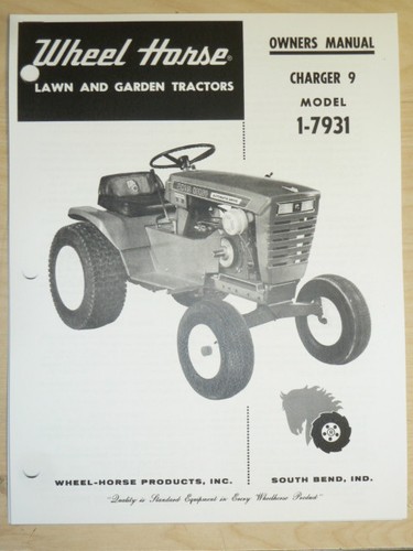 1967 wheel horse charger - wheel,