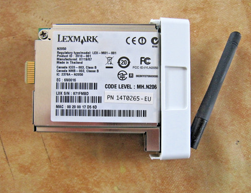 Carte wifi pour imprimante - carte,
