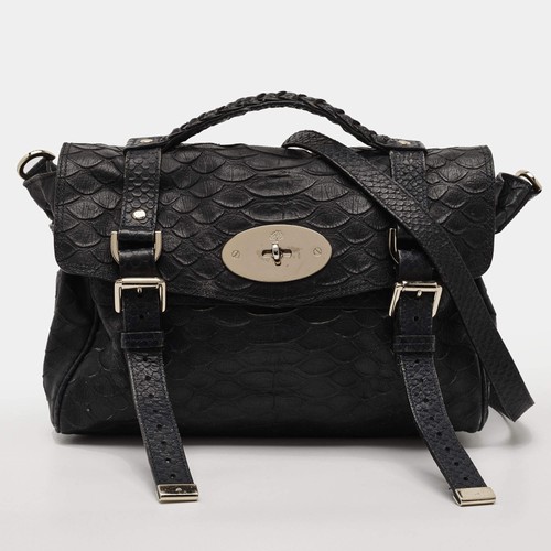 Sac cuir gaufré python - cuir,