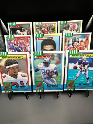 1990 topps football sanders - football,