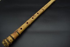 Instrument de flûte Shakuhachi ancien japonais longueur 60,0 cm #A967-14