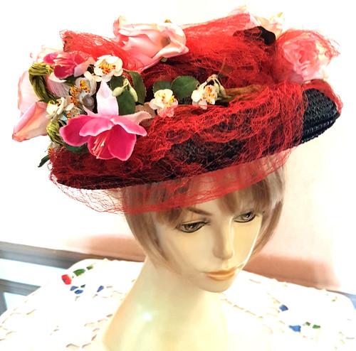 Chapeau début xxe paille - chapeau, en