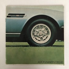 Aston Martin DBS V8 Car Sales Brochure 1969 & PRICE LIST WITH OPTIONS Booklet