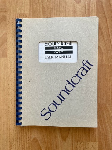 Soundcraft serie 500 - soundcraft,