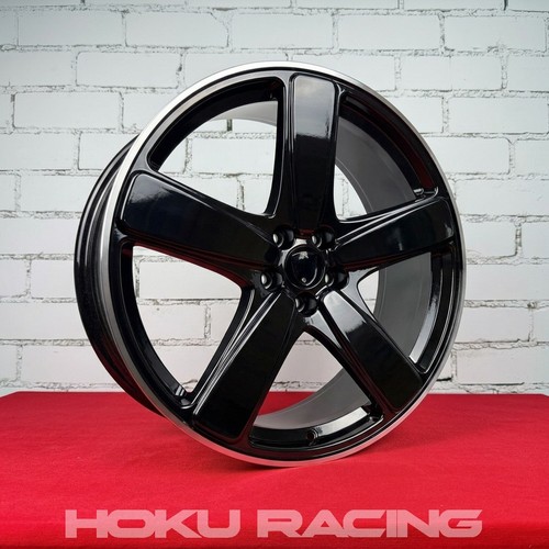 Roues 5 rayons noir - 21",
