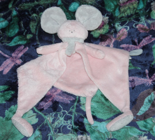 Doudou dimpel souris plat rose - dimpel,