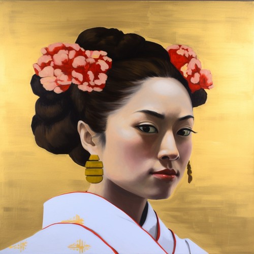 Série geisha 50x50 - », –