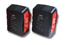 2 Batteries remplace AEG / Milwaukee MC28 V MC 28 M28 BX 2Ah 28V