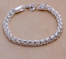 Bracelet chaîne en argent
