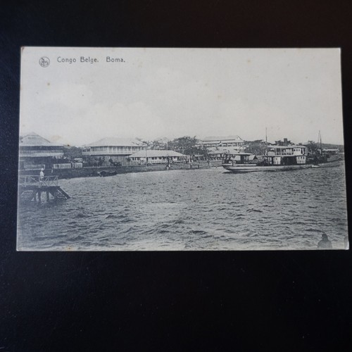 Cpa congo belge boma - du,