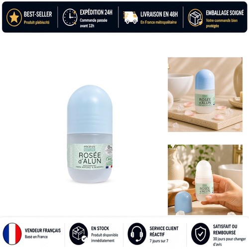 Déodorant bio roll rosée - bio, roll-on