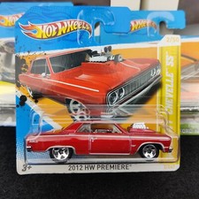HOT WHEELS '64 CHEVY CHEVELLE SS RED 2012 HW PREMIERE 2/50 2/247  1:64 SHORT