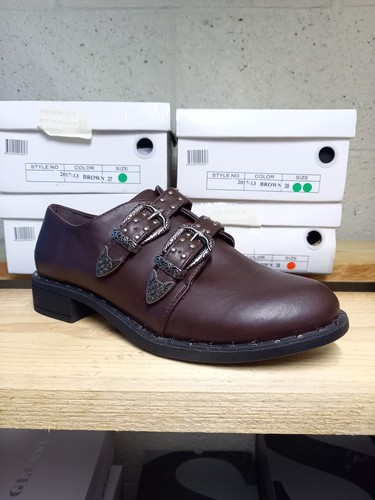 Derbies boucle chaussure femme - derbies,