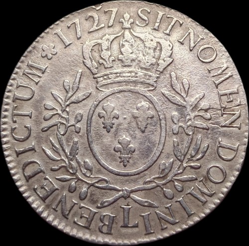 Louis ecu 1727 - ecu, l