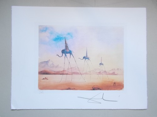 Lithographie salvador dali - salvador,
