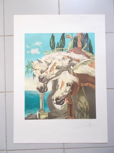 Lithographie salvador dali - lithographie, ,