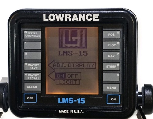 Lowrance lms gps depth - lms-15,