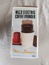 Ancien robot Moulin À Café Électrique Moulinex Mixeur Hachoir Vintage Type 299