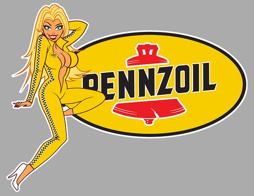 Pennzoil right pin - up, droite