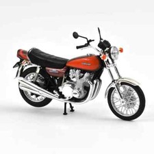 miniature moto KAWASAKI Z900 1973 Marron/orange NOREV 182031  1/18ème