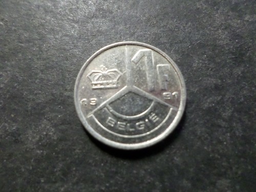 Belgique piece 1 franc - piece,