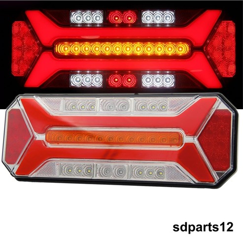 Feu arrière 12v 24v led - arrière, effet