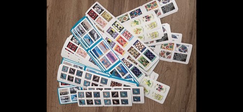 Lot carnets 12 timbres - carnets,