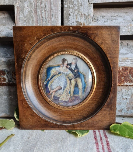Ancien cadre miniature - ancien,