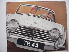 TRIUMPH TR 4A 1965 prospectus