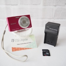 [EXT 5+] SONY Cyber Shot DSC-W610 pink Digital Camera 4x Zoom 14.1MP from JAPAN