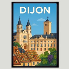Affiche Poster mural DIJON