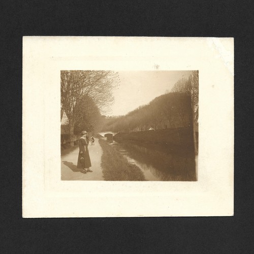 Femme rivière balade pont - femme,