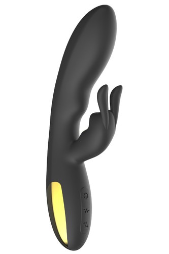 Vibromasseur rabbit noir luxe - vibromasseur,