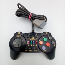 Playstation 1 Controller Pad Fighting Turbo Black official Hori Japan PS1 PS2